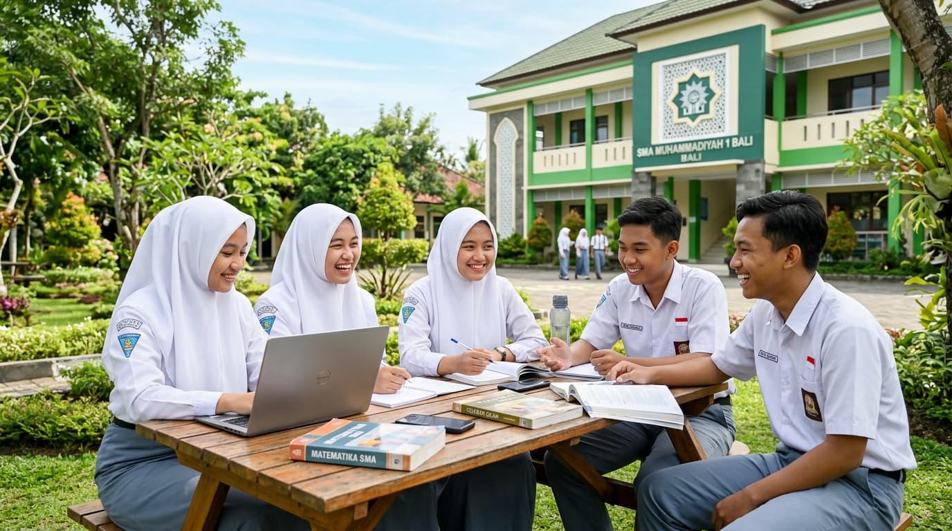 Siswa-siswi SMA Al Falah Banjaran